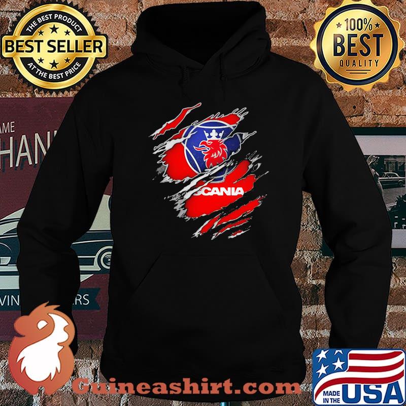 Official Hero With Scania Logo Shirt Hoodie