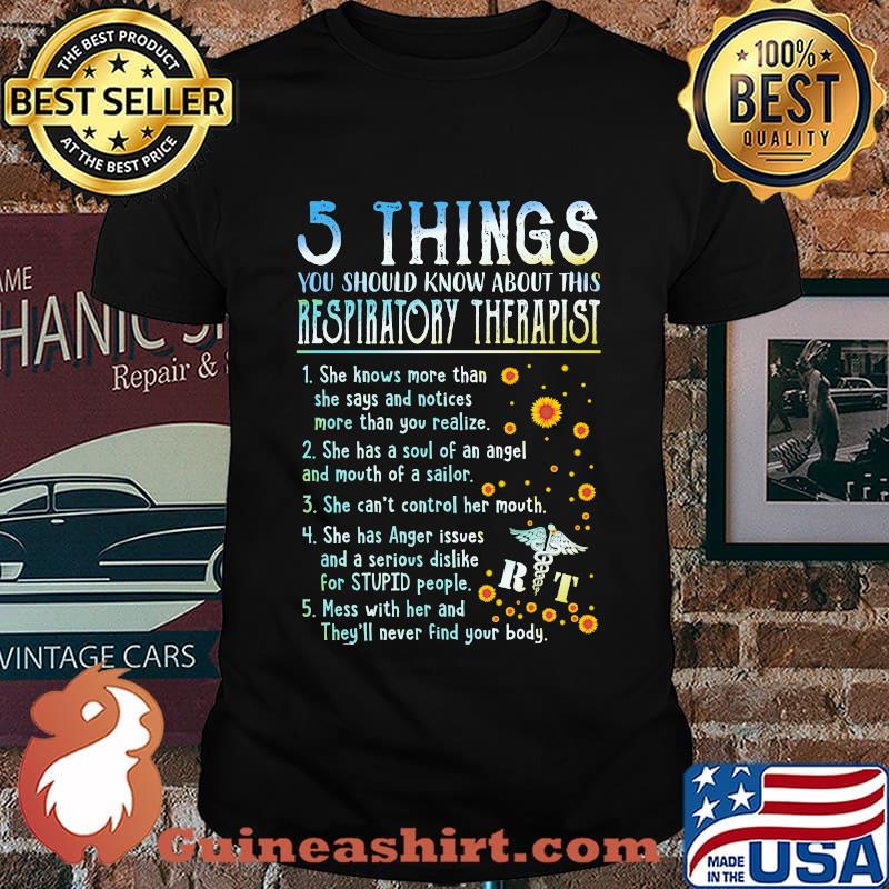 5 things you should know about this respiratory therapist shirt