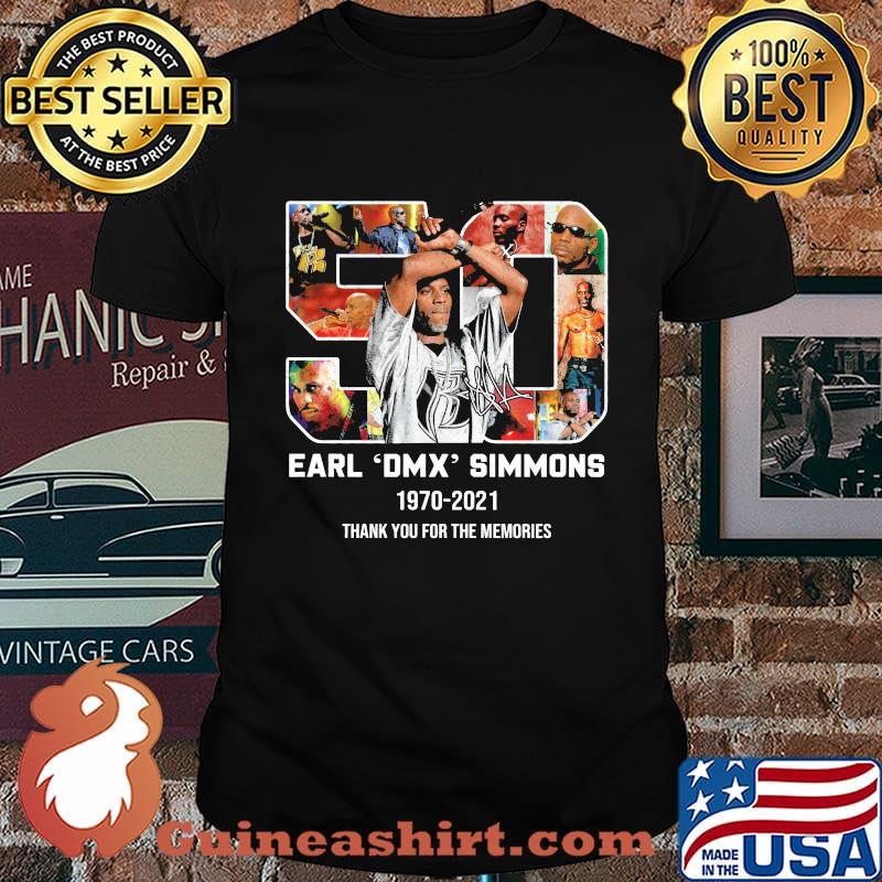 50 Earl Dmx Simsons 1970 2021 Thank You For The Memories Signature Shirt