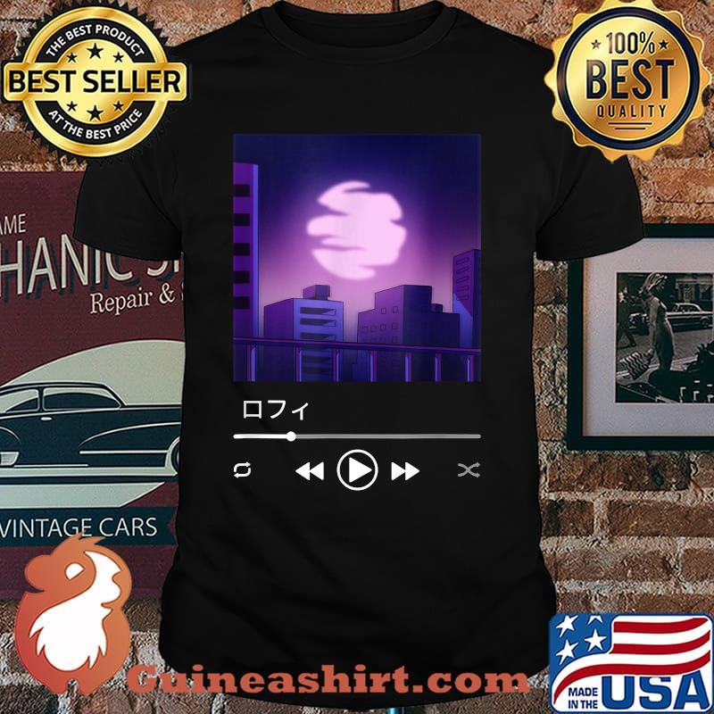 90's Japanese Lofi Aesthetic Music Player Shirt