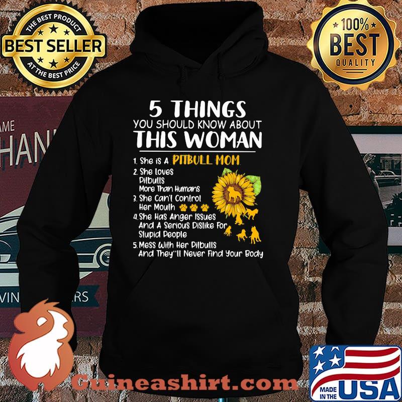 5 Things You Should Know About This Woman Pitbull Mom Sunflower Shirt Hoodie