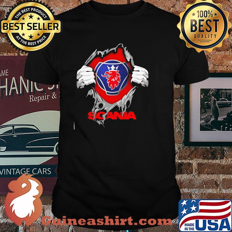 Superhero With Logo Scania Shirt