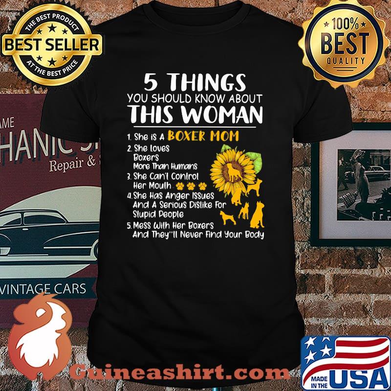 5 Things You Should Know About This Woman Dog And Sunflower Shirt