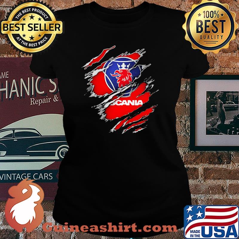 Official Hero With Scania Logo Shirt Laides tee
