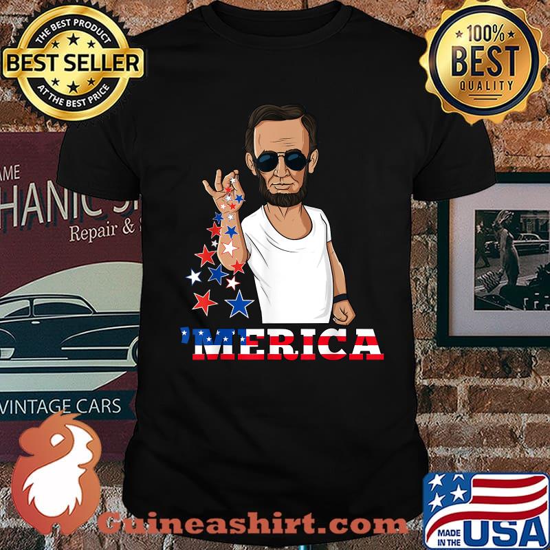 Abraham Lincoln 4th Of July Merica Shirt