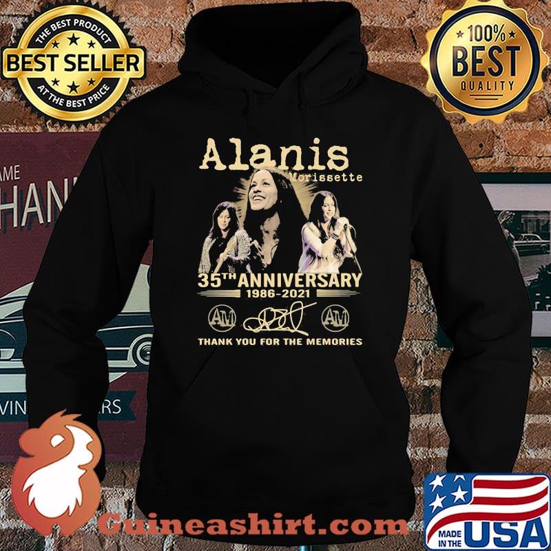 Alanis Morissette 35th Anniversary 1986 2021 Thank You For The Memories Signature Shirt Hoodie