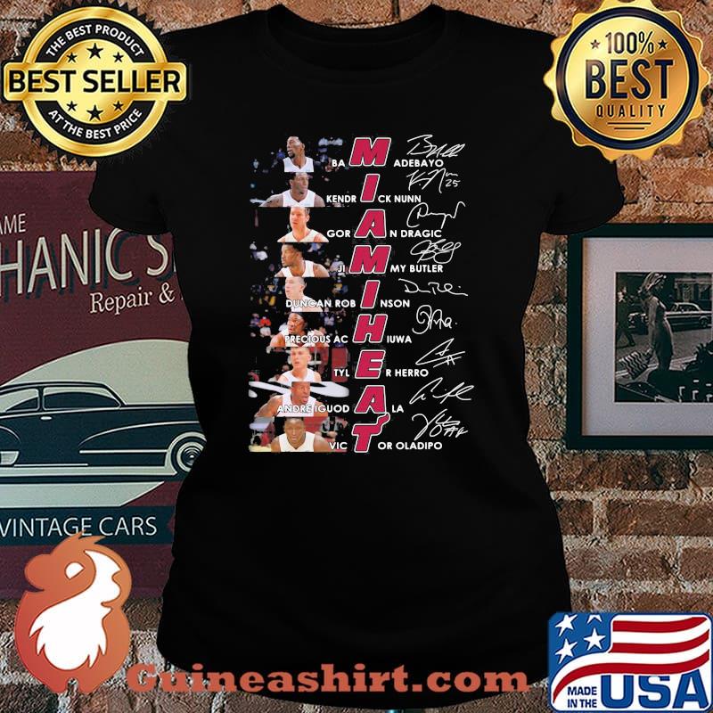All Present Miami Heat Signature Shirt Laides tee