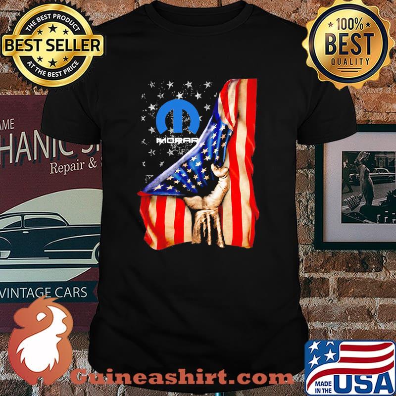 American Flag With Mopar Logo Shirt