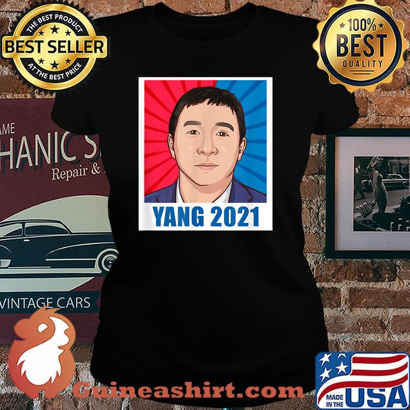 Andrew Yang 2021 New York Vote Poster Shirt Laides tee