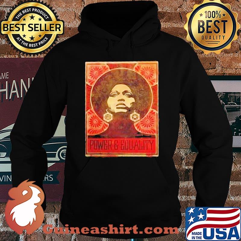 Angela Davis Power To The People Equality Hoodie