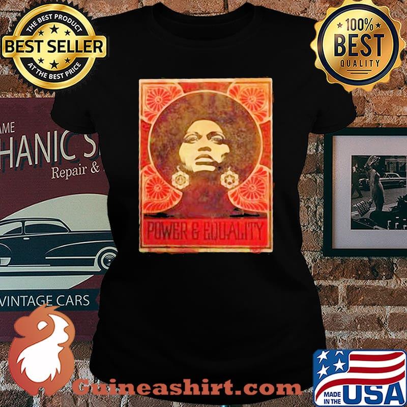 Angela Davis Power To The People Equality Laides tee