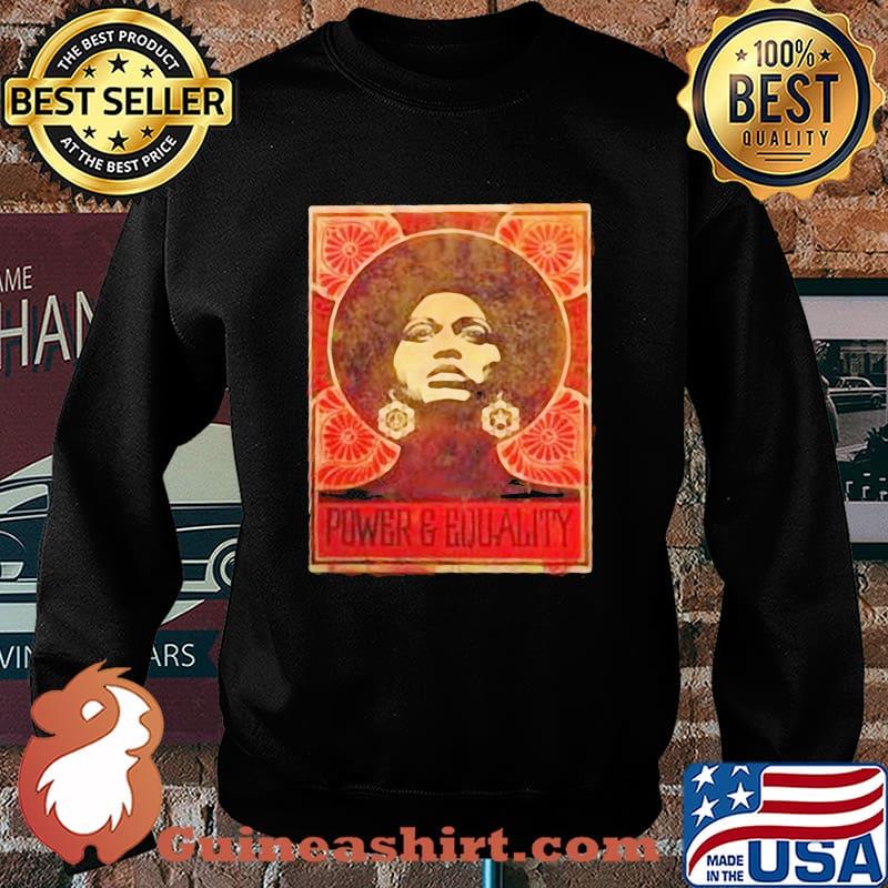 Angela Davis Power To The People Equality Sweater