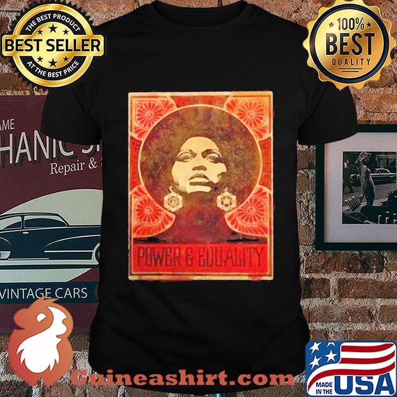 Angela Davis Power To The People Equality shirt