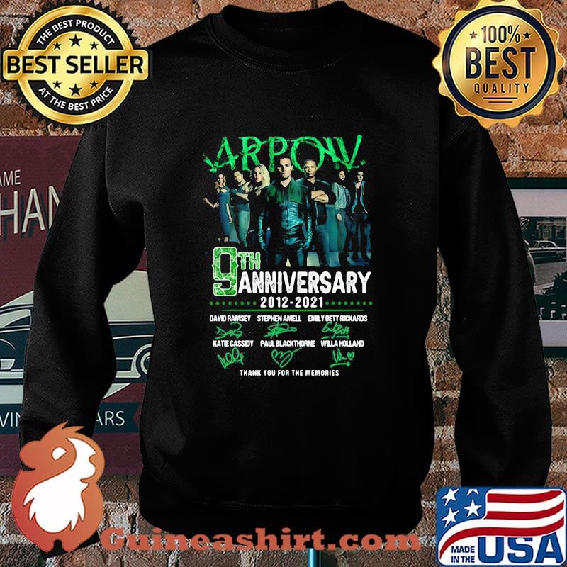 Arpow 9th Anniversary 2012 2021 Thank You For The Memories Signature Shirt Sweater