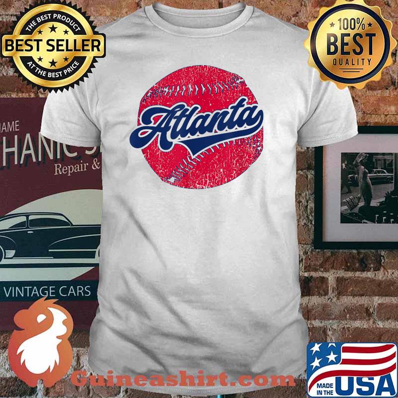Atlanta Baseball ATL Distressed Game Day Brave Shirt