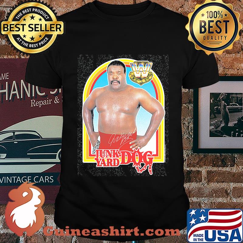 Autographed Junk Yard Dog Signature Shirt