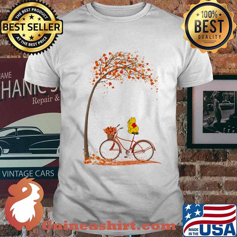 Autumn Pooh Bicycle Shirt