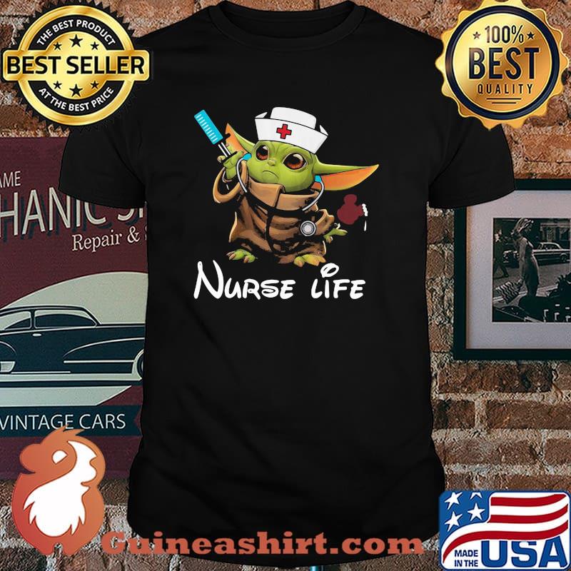 Baby Yoda Nurse Life Disney Shirt