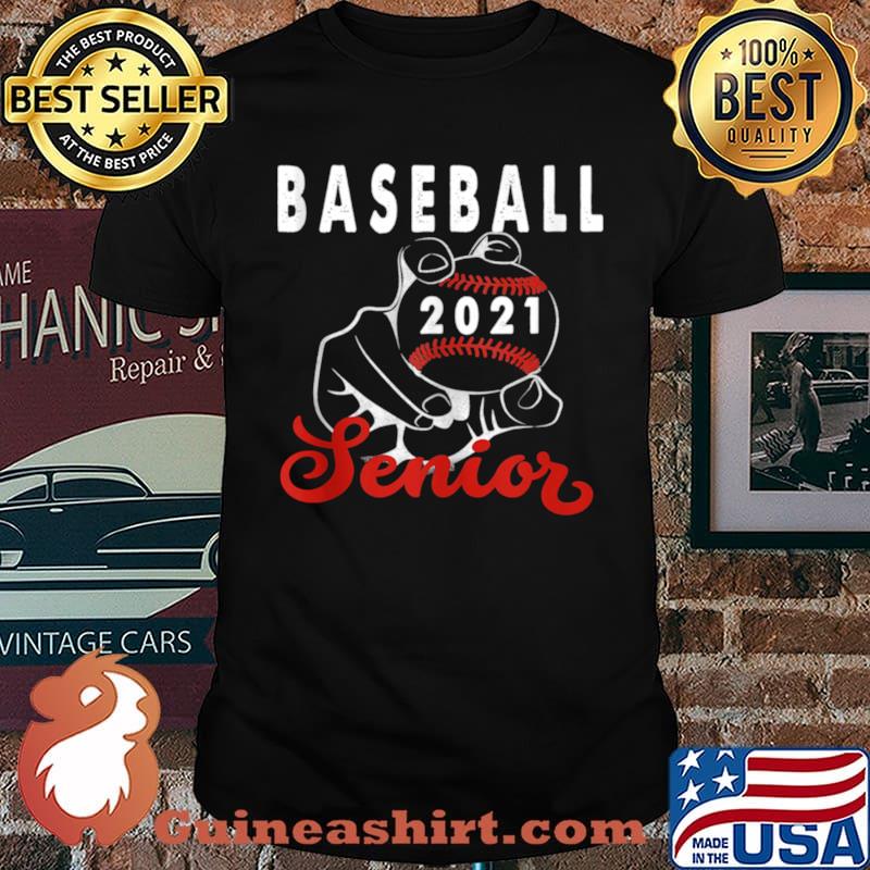 Baseball Senior 2021 Design For Ball Player Graduate shirt