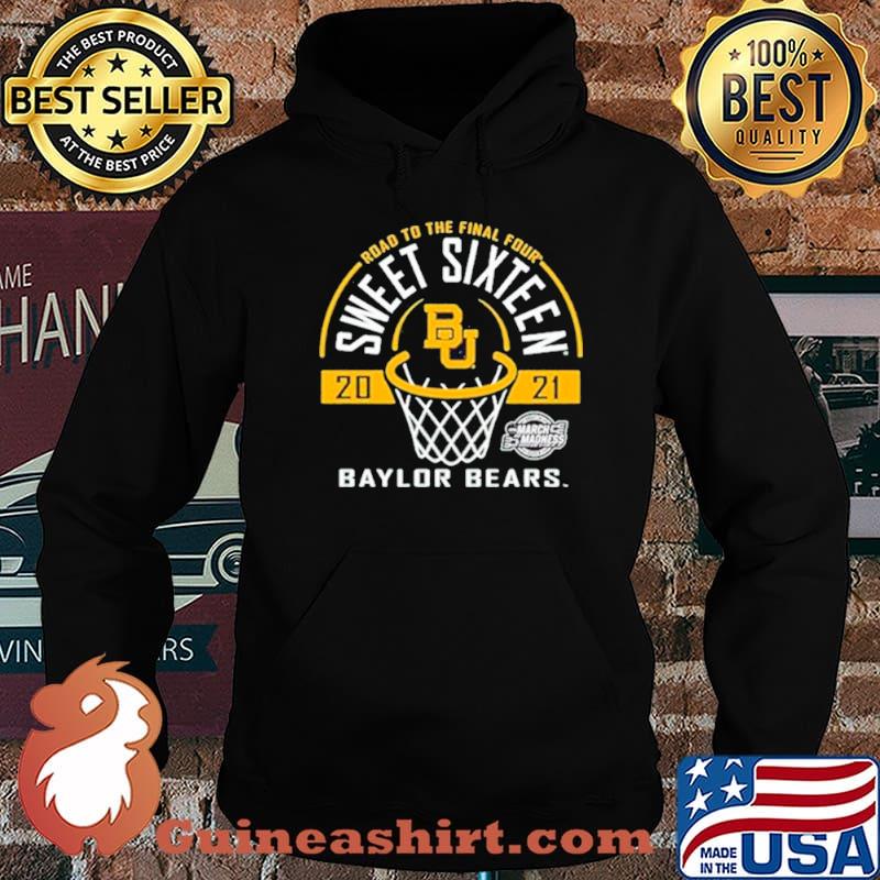 Baylor Bears Green Road To The Final Four 2021 Sweet Sixteen Hoodie
