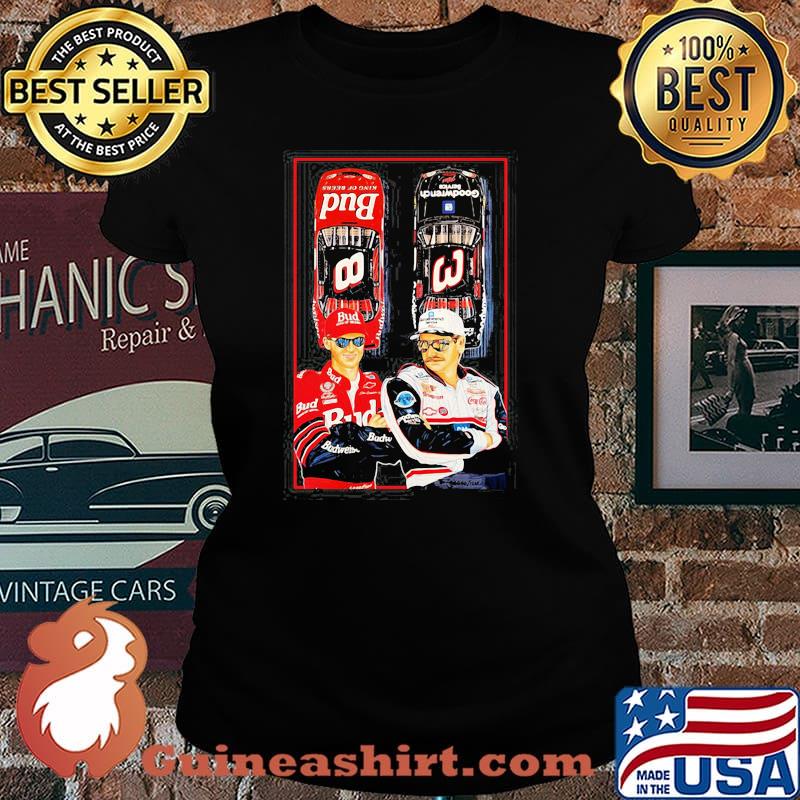 Bud And Goodwrench Service Racing Collectables Dale Earnhardt Shirt Laides tee