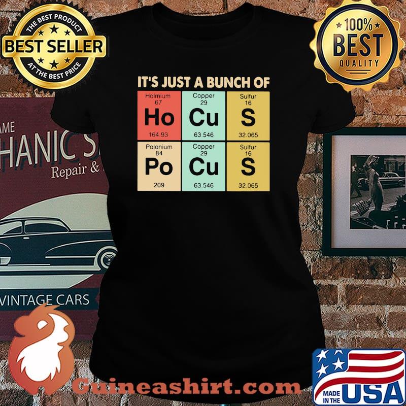 Chemist It's Just A Bunch Of Hocus Pocus Vintage Shirt Laides tee