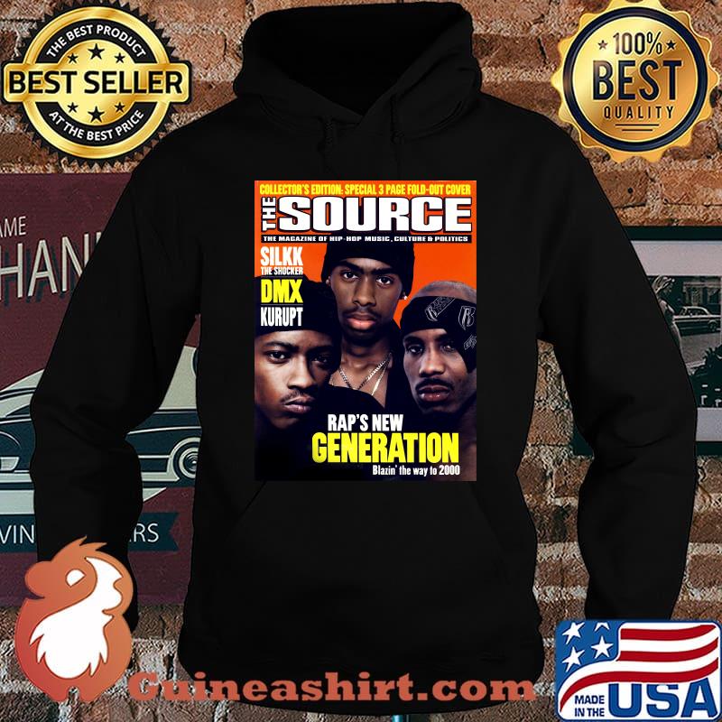 Collector Edition Special 3 Page Fold Out Cover The Source Silk The Shocker DMX Kurupt Rap’s New Generation Blazin The Way To To 2000 Shirt Hoodie
