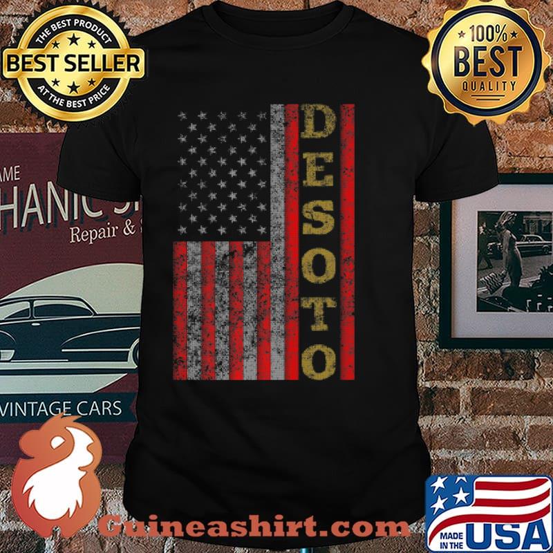 Cool Patriotic Desoto USA US Flag Shirt