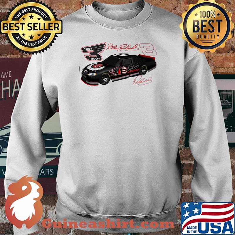 Dale Earnhardt Signature Nascar 1951 2001 Shirt Sweater