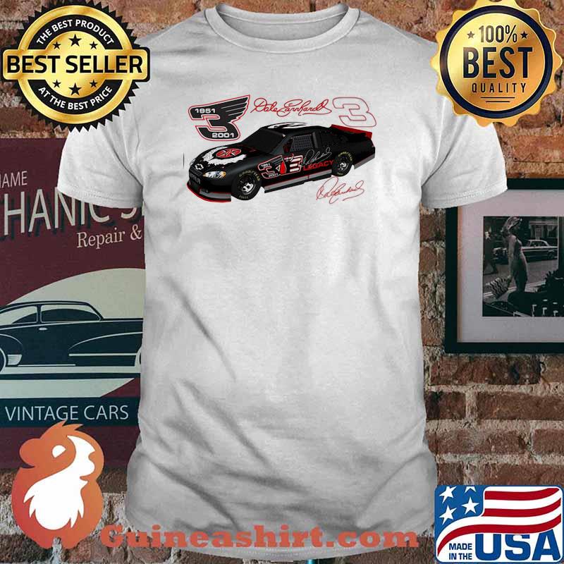 Dale Earnhardt Signature Nascar 1951 2001 Shirt
