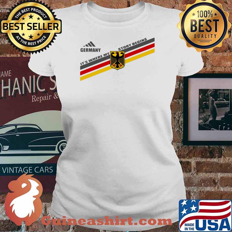 Deutschland It’s Where My Story Begins Logo Shirt Ladies tee