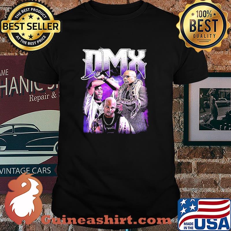 Dmx È Buio E L'inferno È Caldo Ruff Ryders Inno Premium Graphic T-Shirt In Black & Red Retrò Vintage Vintage Old School 90's Hip Hop Rap Shirt