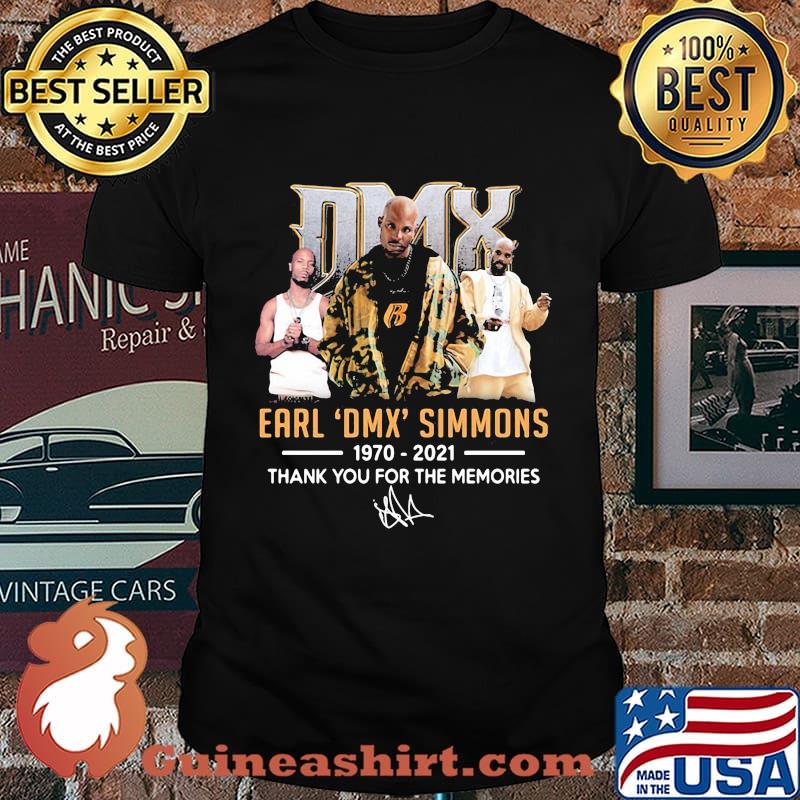 DMX Earls DMX Simmons 1970 2021 Thank You For The Memories Signature Shirt