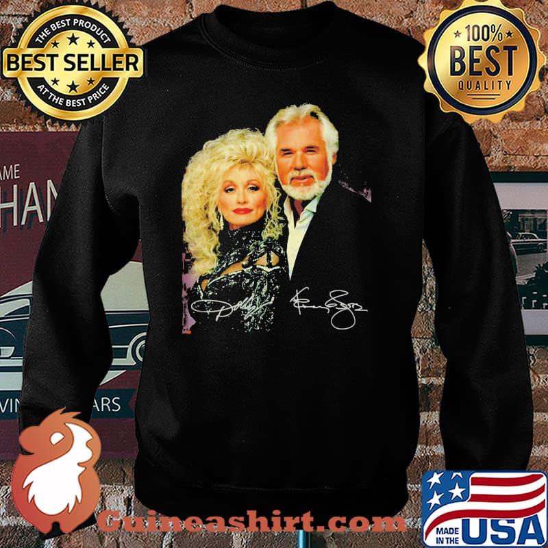 Dolly Parton And Kenny Rogers Signature Shirt Sweater