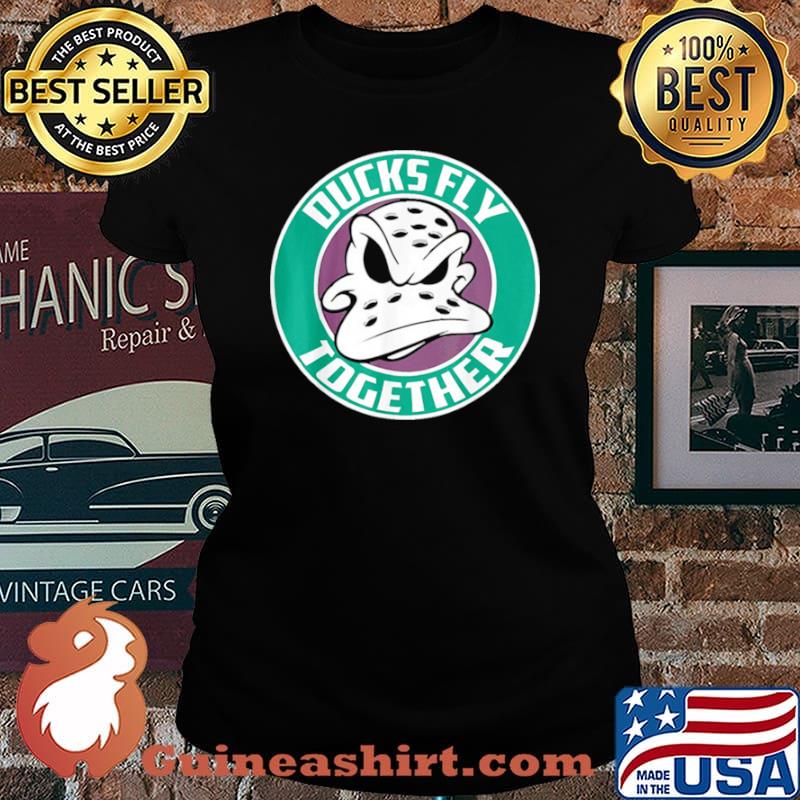 Ducks art mighty of anaheim hockey Laides tee