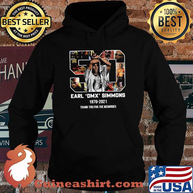 Earl Dmx Simmons 50 Years Of 1970 2021 Thank You For The Memories Signature Shirt Hoodie