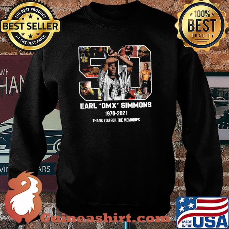 Earl Dmx Simmons 50 Years Of 1970 2021 Thank You For The Memories Signature Shirt Sweater