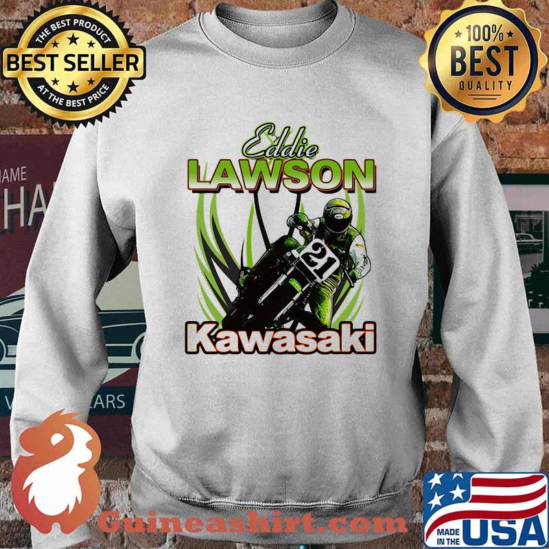 Eddie Lawson Kawasaki King Of The Mountain World Champion Motorcycle Shirt Sweater