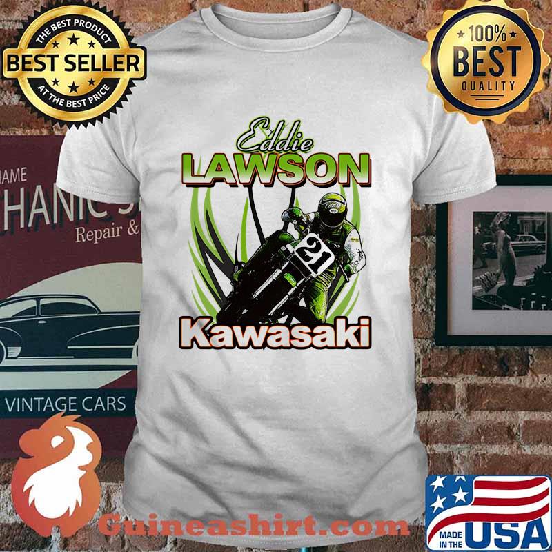 Eddie Lawson Kawasaki King Of The Mountain World Champion Motorcycle Shirt
