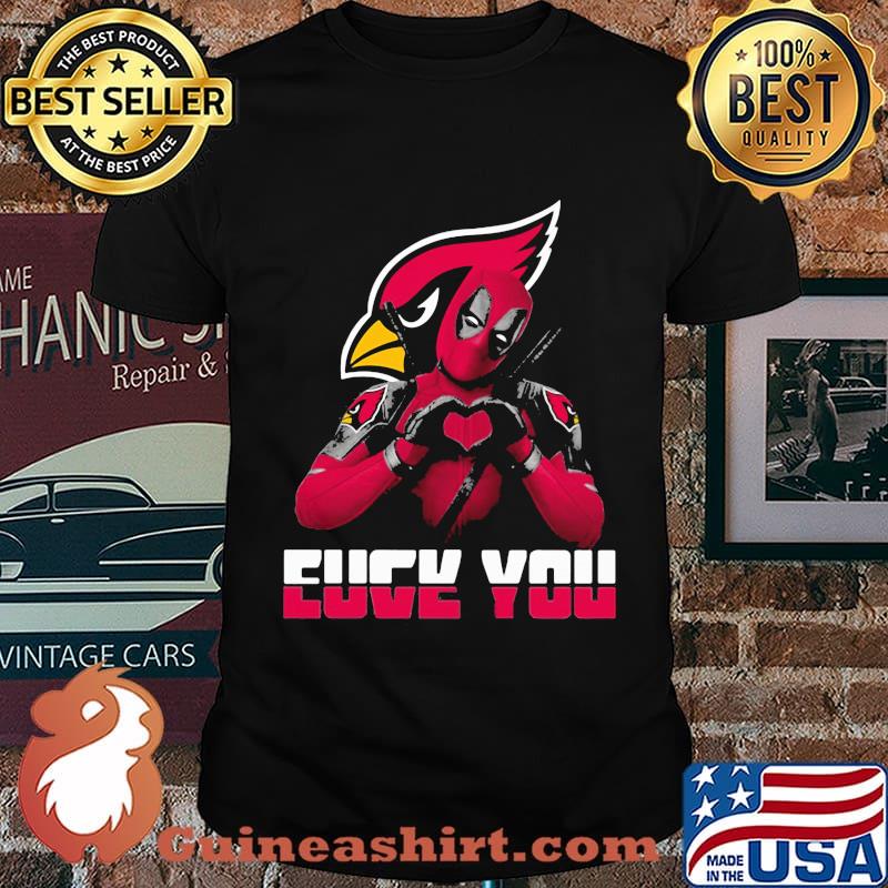 Eucy You Love Deadpool Arizona Cardinals Logo Shirt