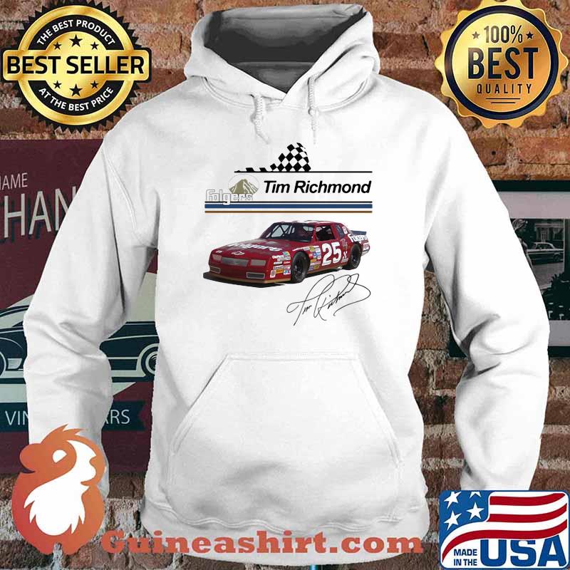 Folgers Tim Richmond Nascar Signature Shirt Hoodie
