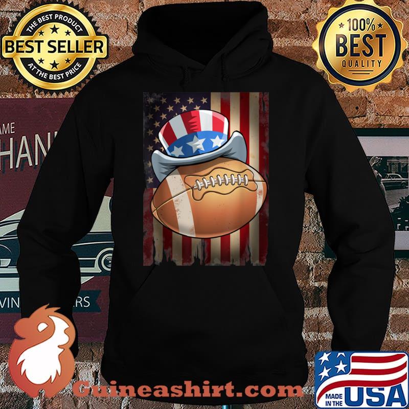 Football 4th of July Funny Men Women Gift Shirt Hoodie