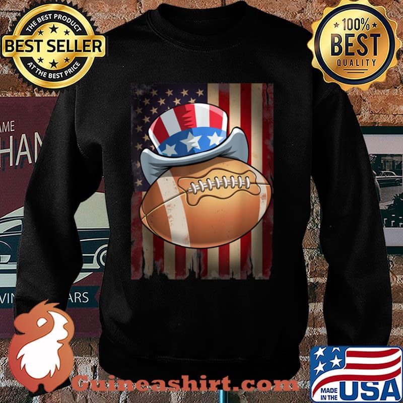 Football 4th of July Funny Men Women Gift Shirt Sweater
