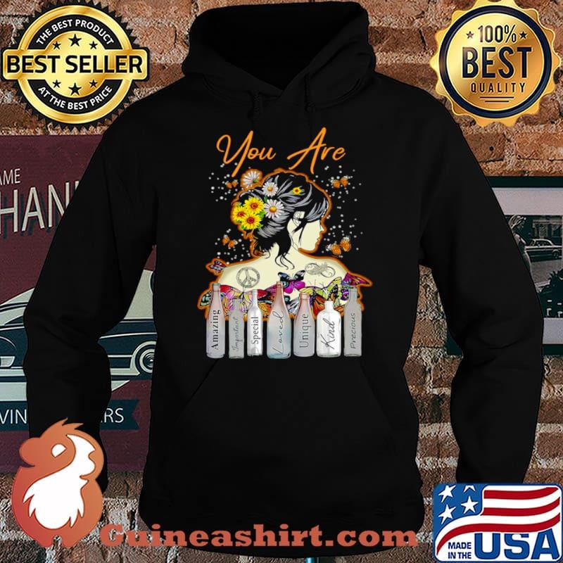 Girl Sunflower You Are Amazing Important Special Loved Unique Kind Precious T Hoodie