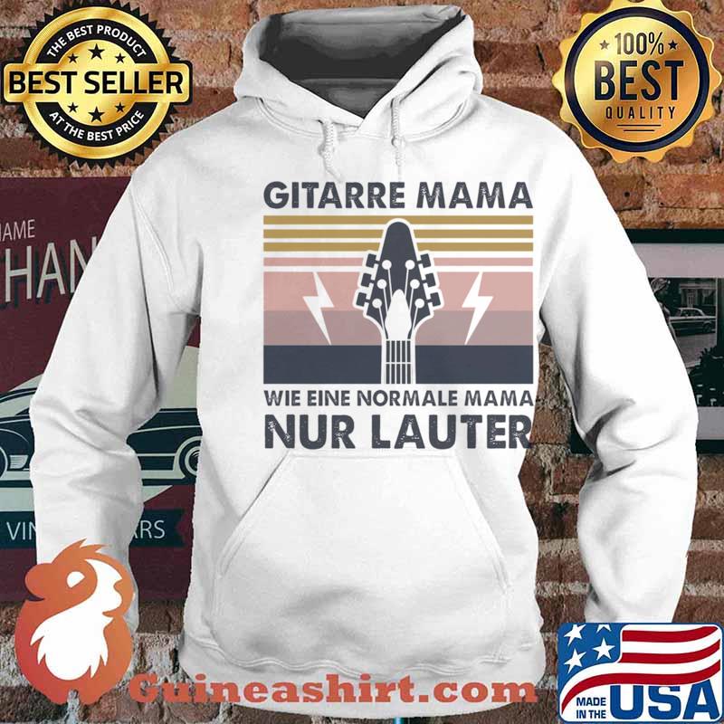 Gitarre mama wie eine normale mama nur lauter vintage Hoodie