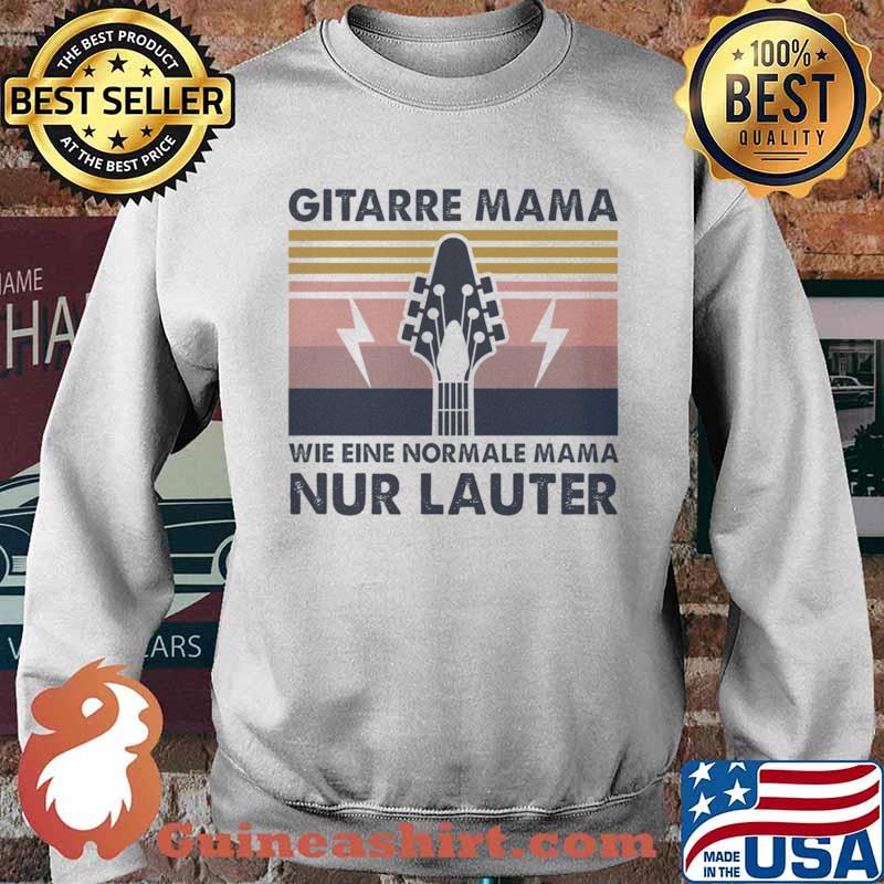 Gitarre mama wie eine normale mama nur lauter vintage Sweater