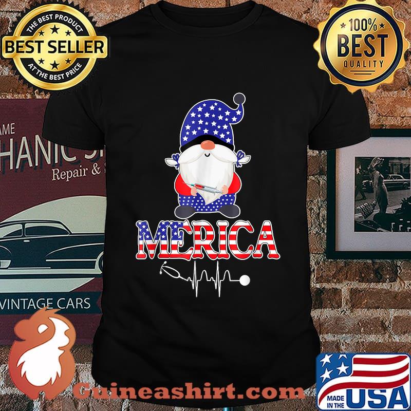 Gnome Nurse 4th of July Nursing Nurse Graduation Shirt