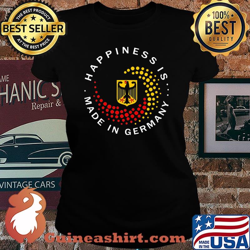 Happiness Is Made In Germany Deutschland Logo Shirt Laides tee