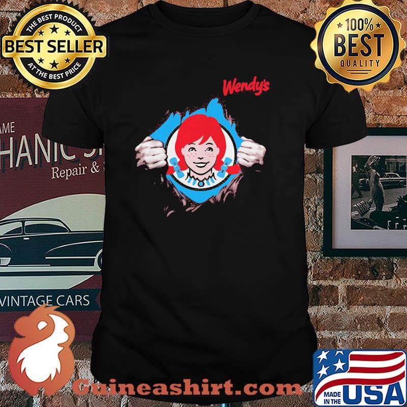 Hero Logo With Wendy’s Girl Shirt