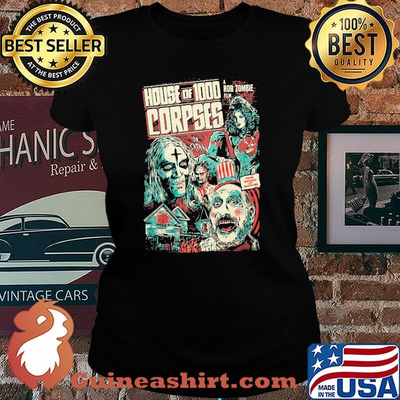 House Of 1000 Corpses Fried A Rob Zombie Film Shirt Laides tee